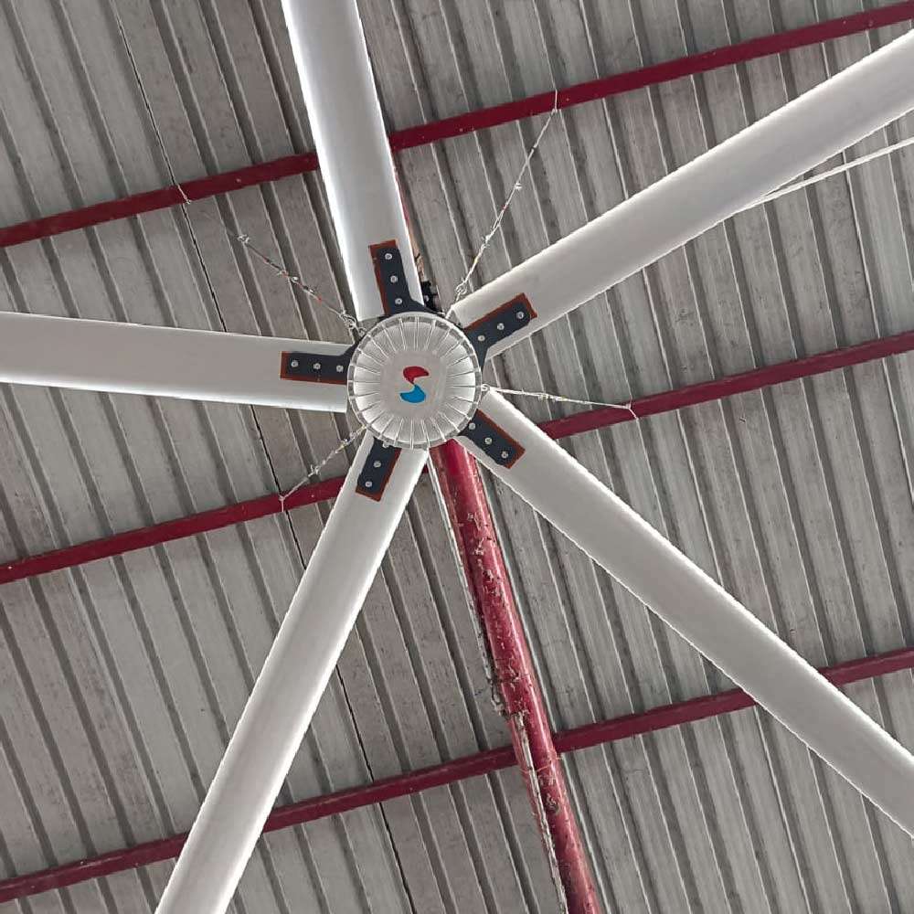 High Volume Low Speed Fans Suppliers in Hyderabad | Gearless HVLS Fans